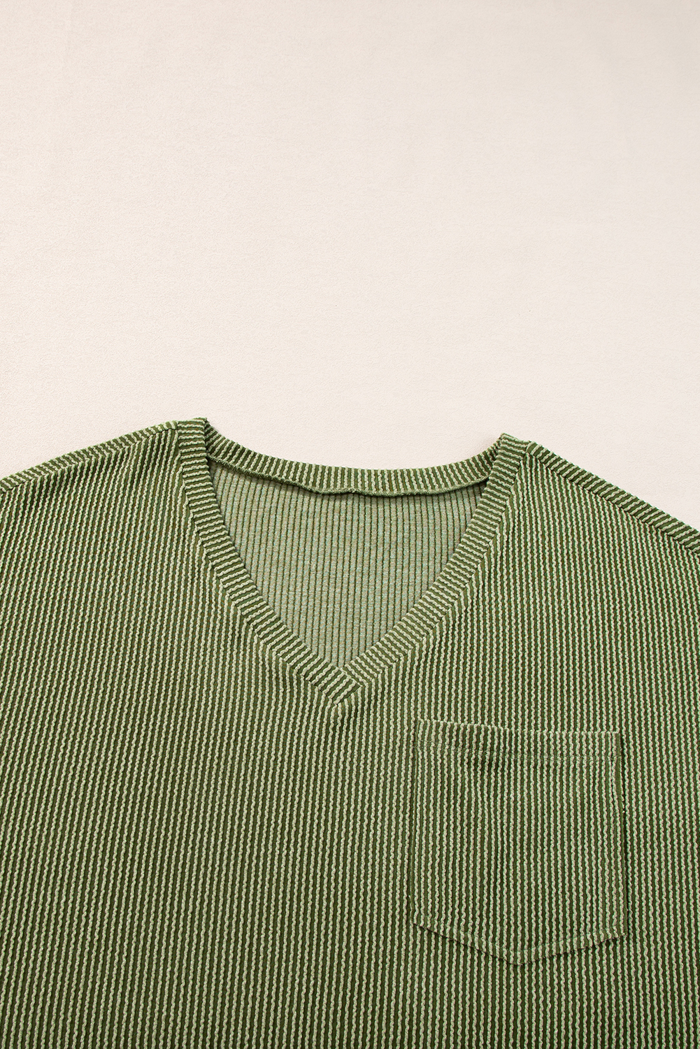Black Textured V-Neck Dropped Shoulder Plus T-Shirt - loveforevers