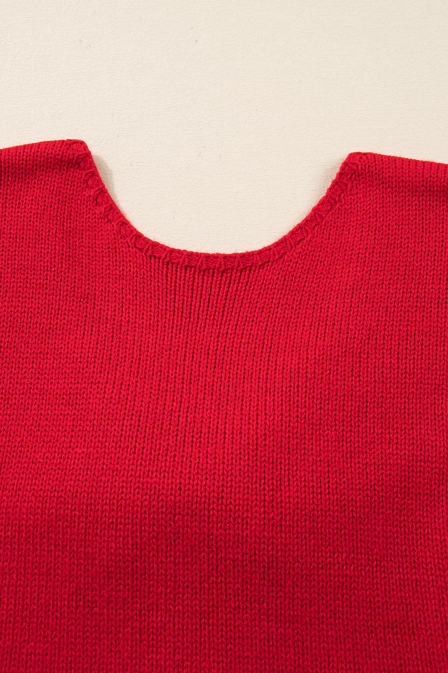 Bonbon Festive Bow Backless Bubble Sleeve Sweater - loveforevers
