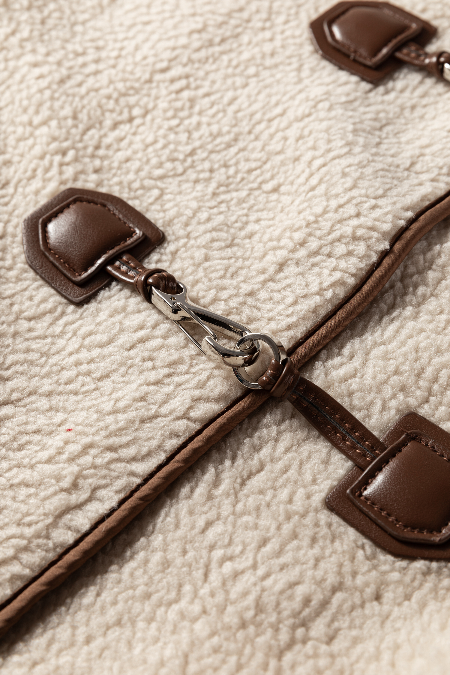 Apricot Toggle Button Teddy Coat - loveforevers