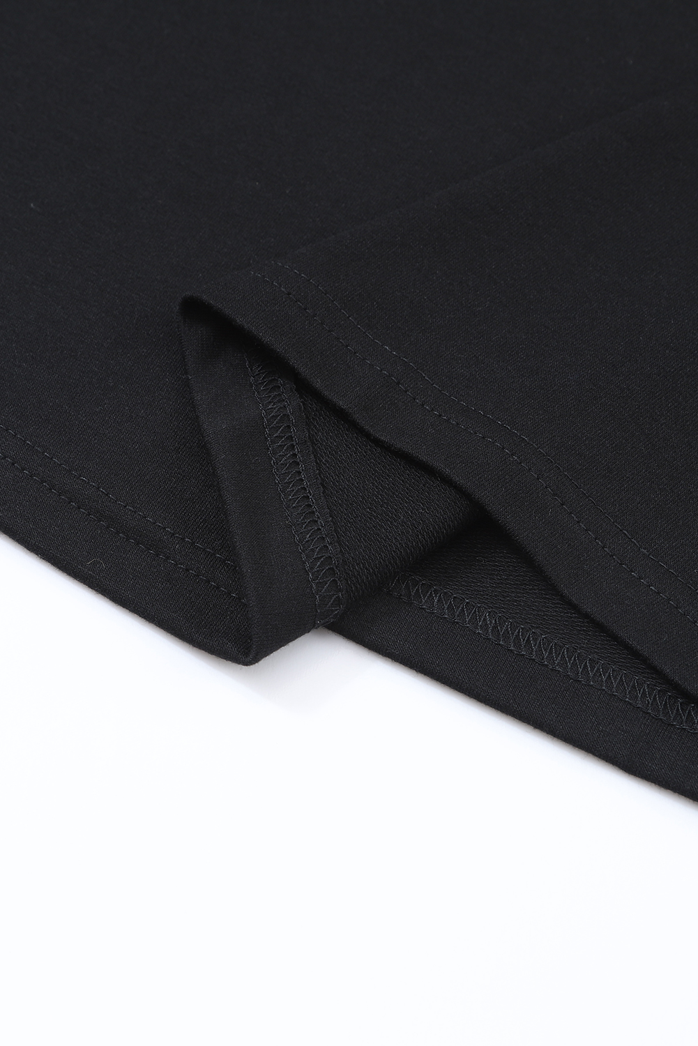 Black Asymmetrical Cut Out Buttoned Long Sleeve Top - loveforevers