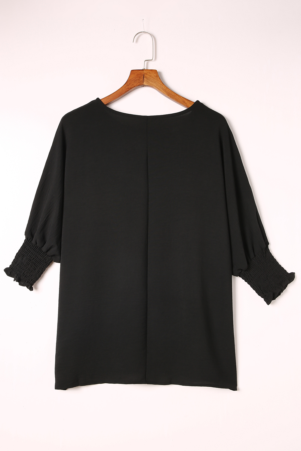 Green Smocked Wrist Shift Top - loveforevers