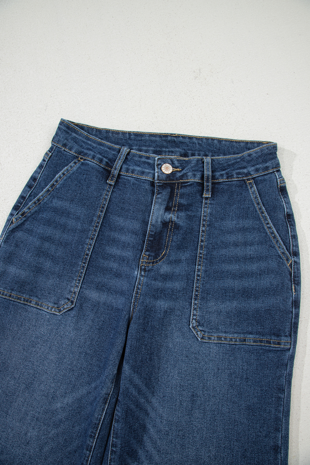 Breen Cropped High Rise Wide Leg Jeans - loveforevers