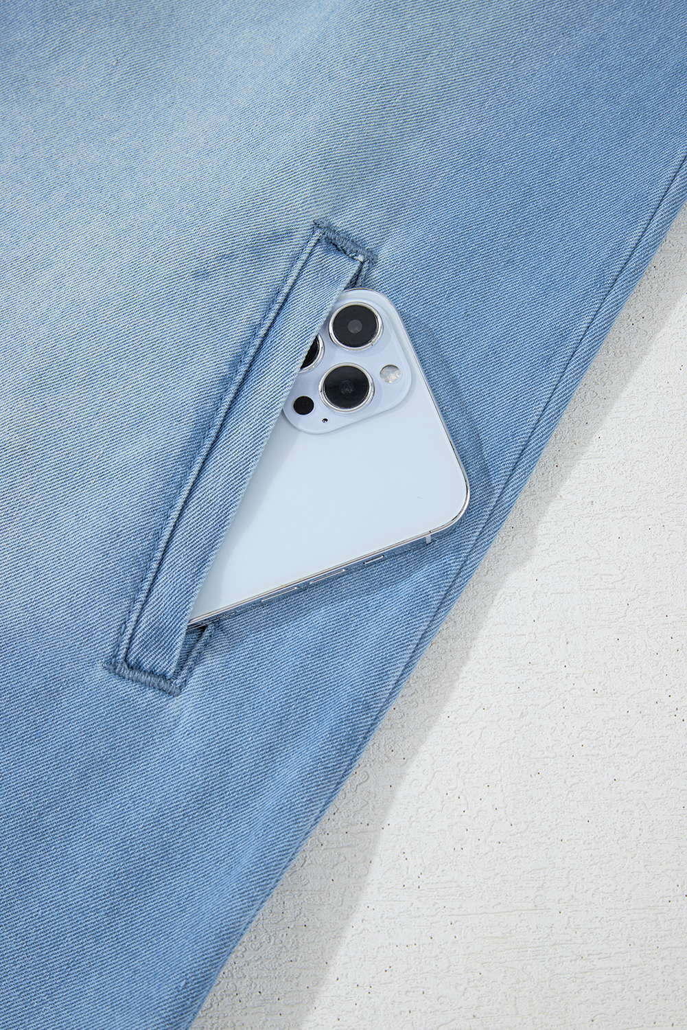Beau Blue Risen Medium Washed Denim Shirt Dress - loveforevers