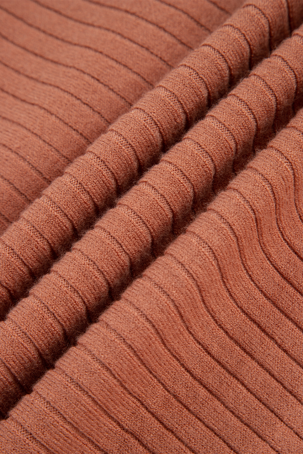 Apricot Pink Wide Rib Knit Button Front Dolman Sleeve Sweater Cardigan - loveforevers