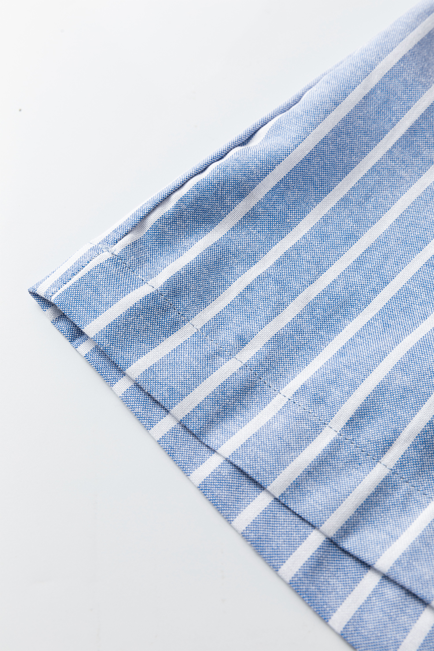 Sky Blue Stripe Buttoned Detail Loose Casual Pants - loveforevers