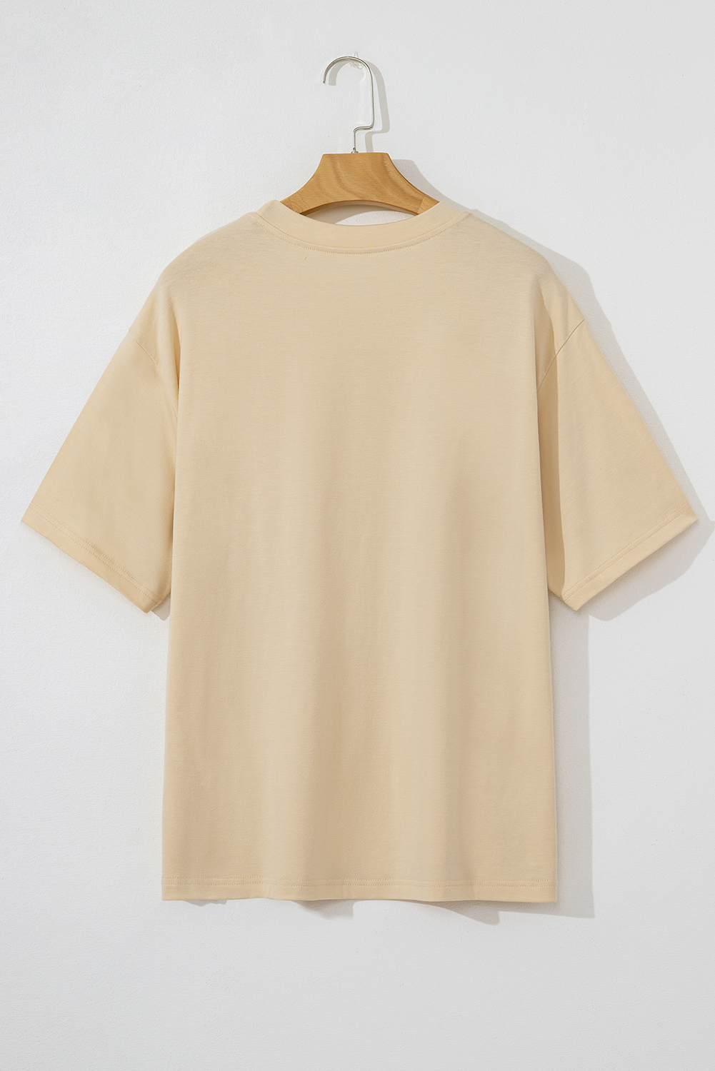 Parchment  Western Burro Cactus Crew Neck Graphic Tee - loveforevers