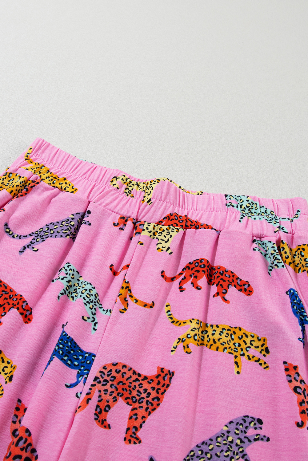 Pink Cheetah Print Shirt and Pants Pajama Set - loveforevers