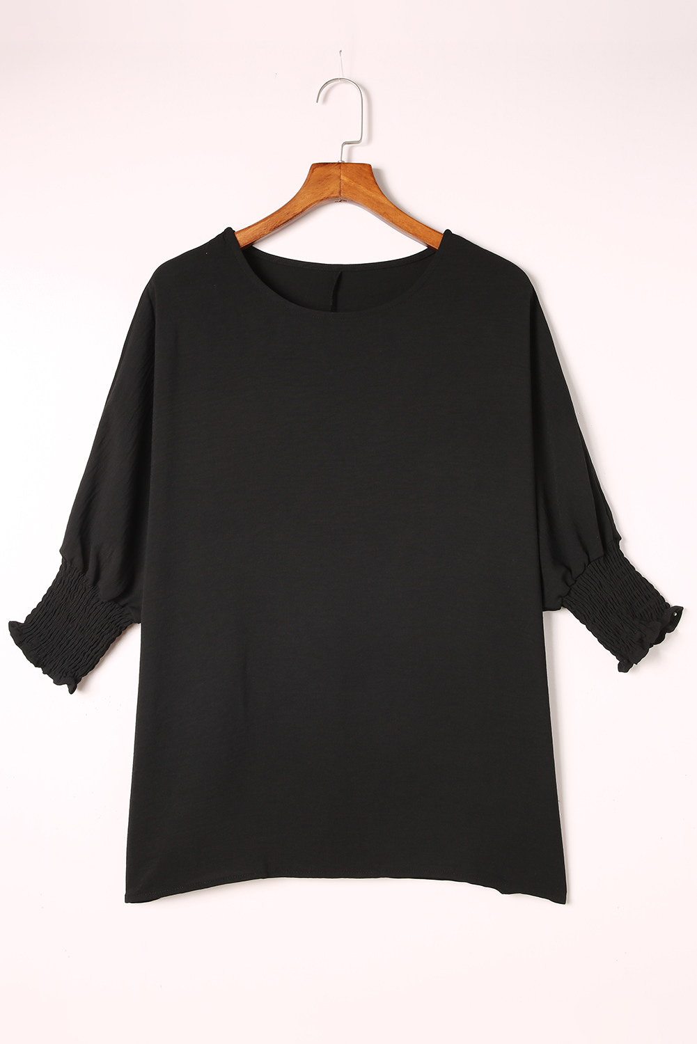 Green Smocked Wrist Shift Top - loveforevers