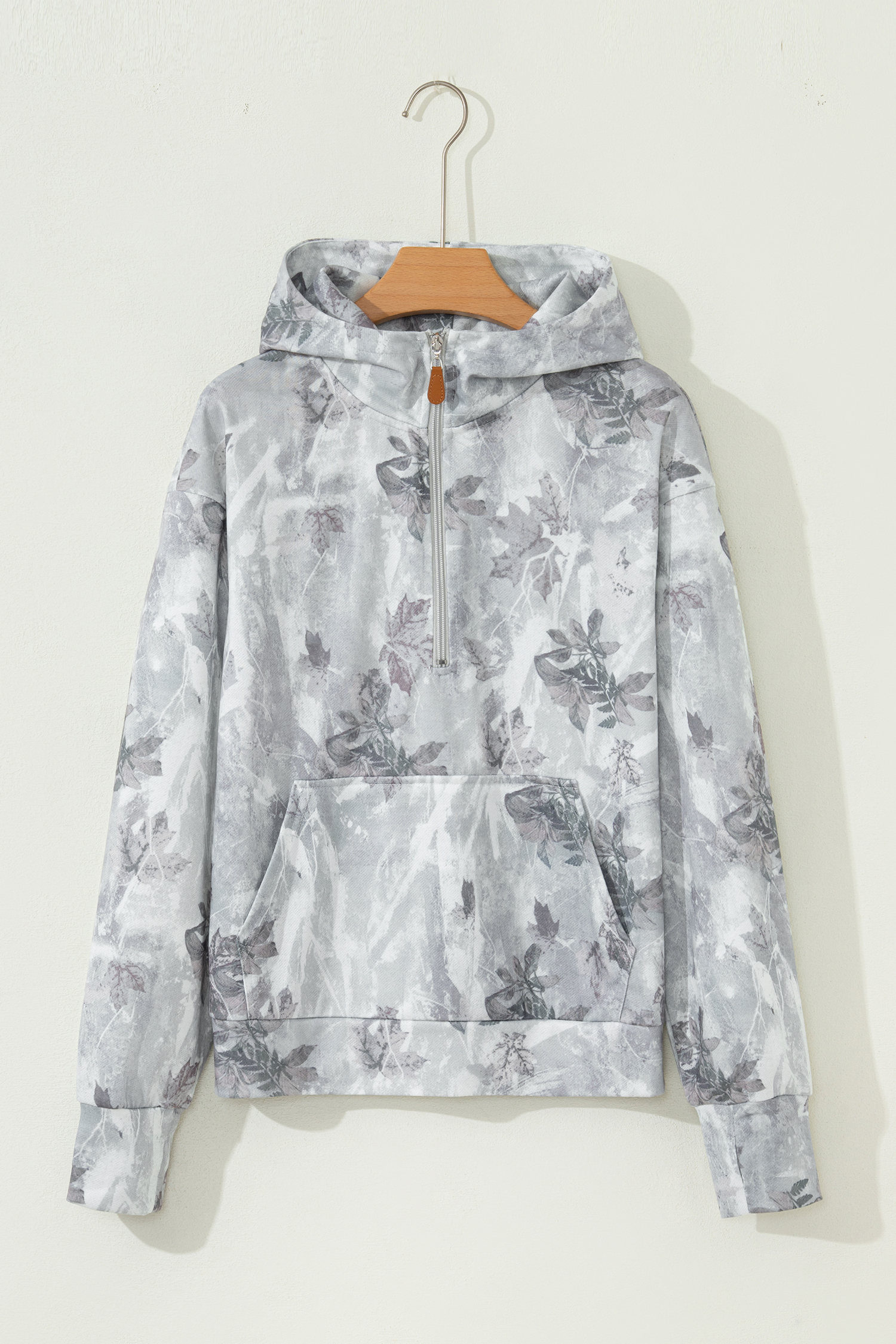 Beige Camo Print Baggy Drawstring Jogger Sweatpants - loveforevers