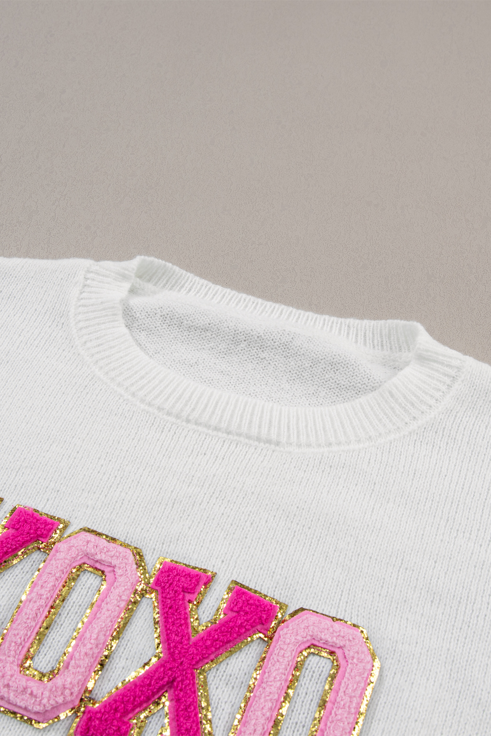 White Merry & Bright Round Neck Casual Sweater - loveforevers