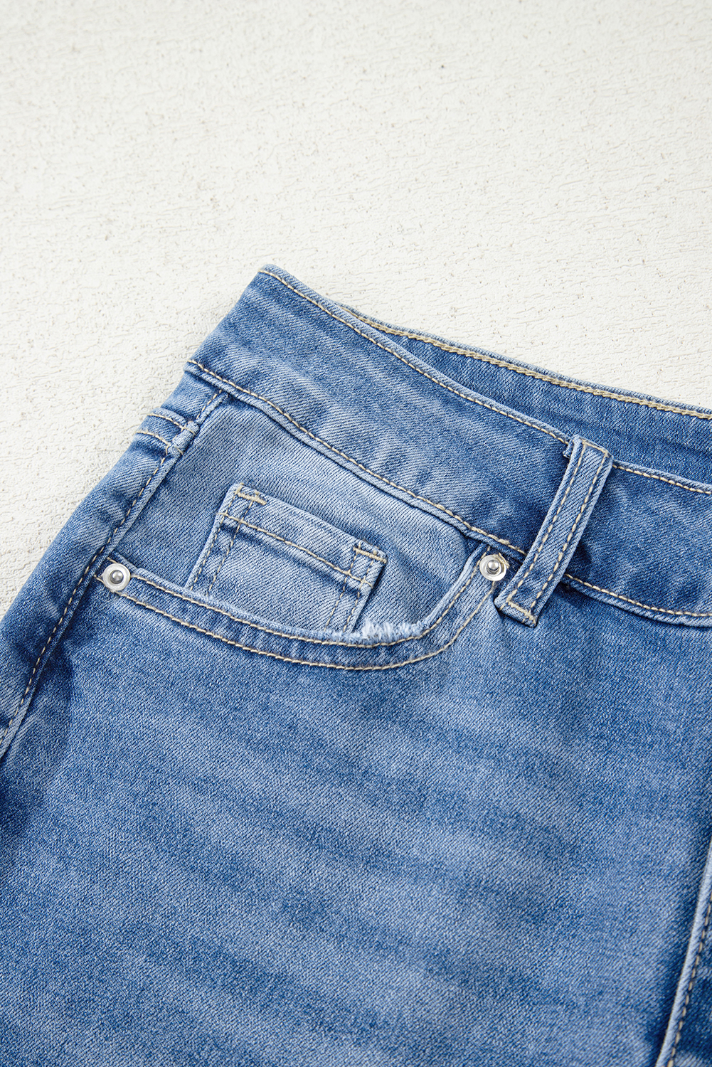 Ashleigh Blue Cut out Side Frayed Hemline Flare Jeans - loveforevers
