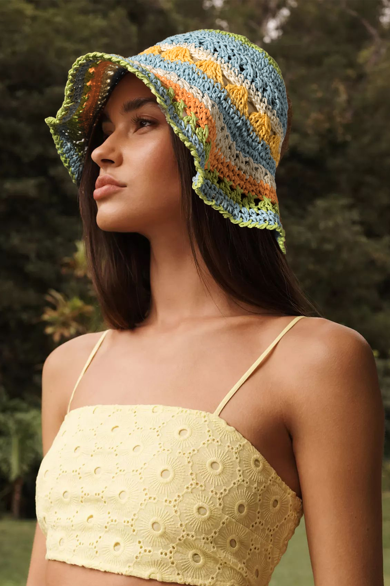 White Papyrus Weaving Straw Fisherman Hat - loveforevers