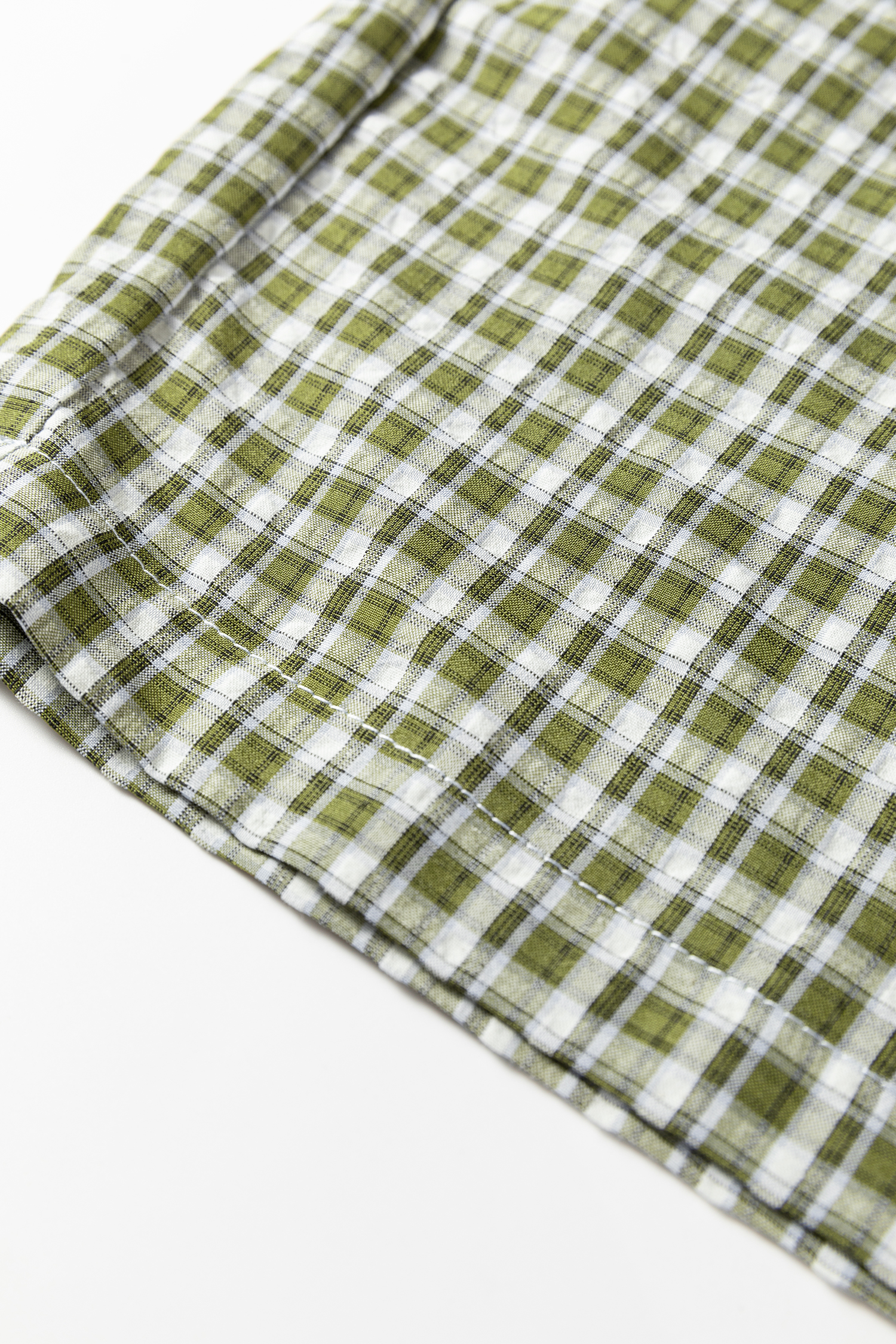 Brown Preppy Gingham Boxer Pants - loveforevers