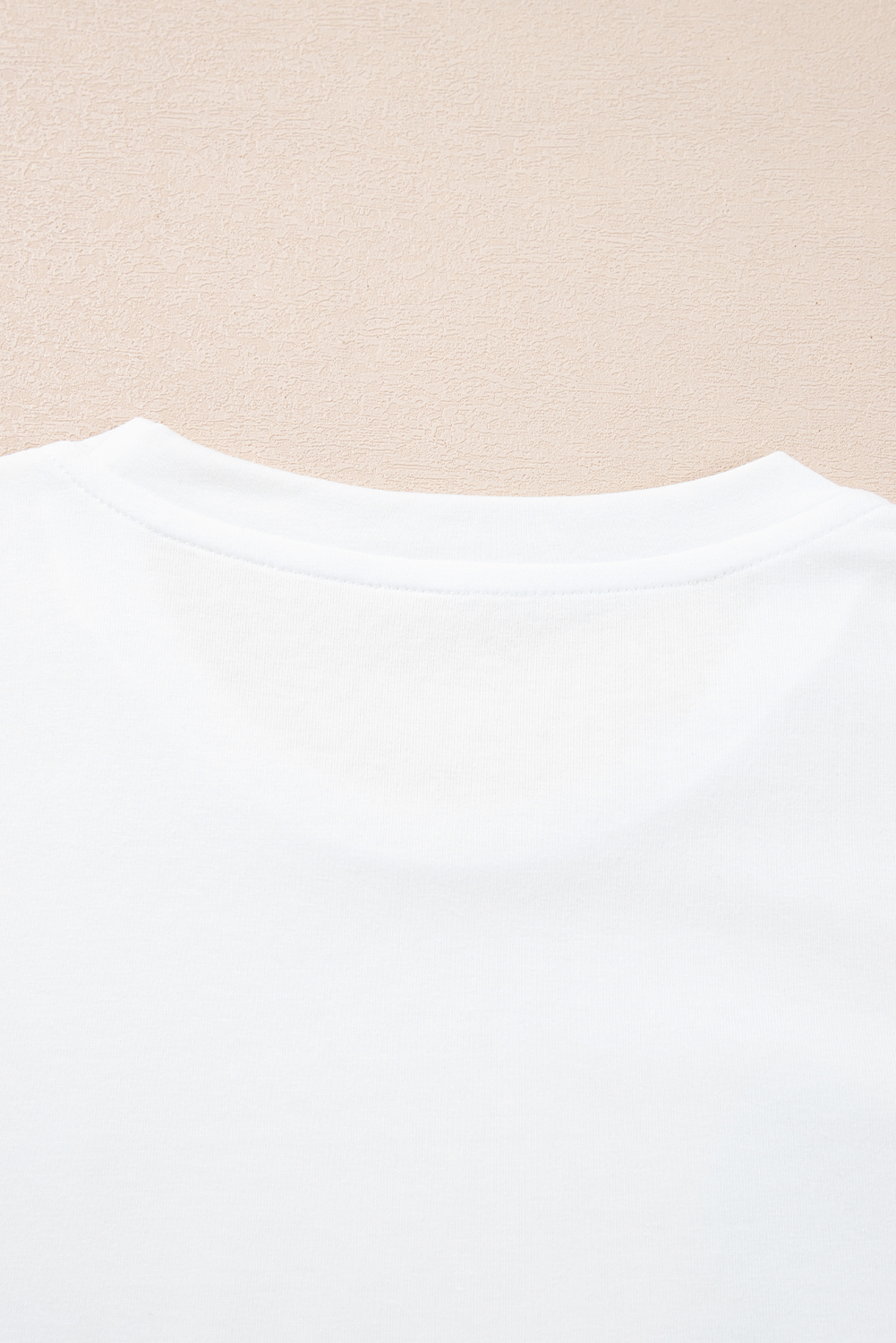 White Christmas Bowknot Graphic Cotton Blend T Shirt - loveforevers