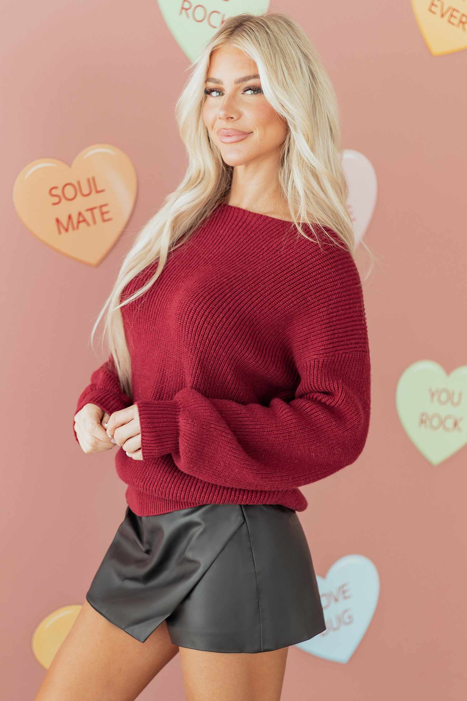 Black Ribbed Knit Ribbon Knot Backless Drop Shoulder Sweater - loveforevers