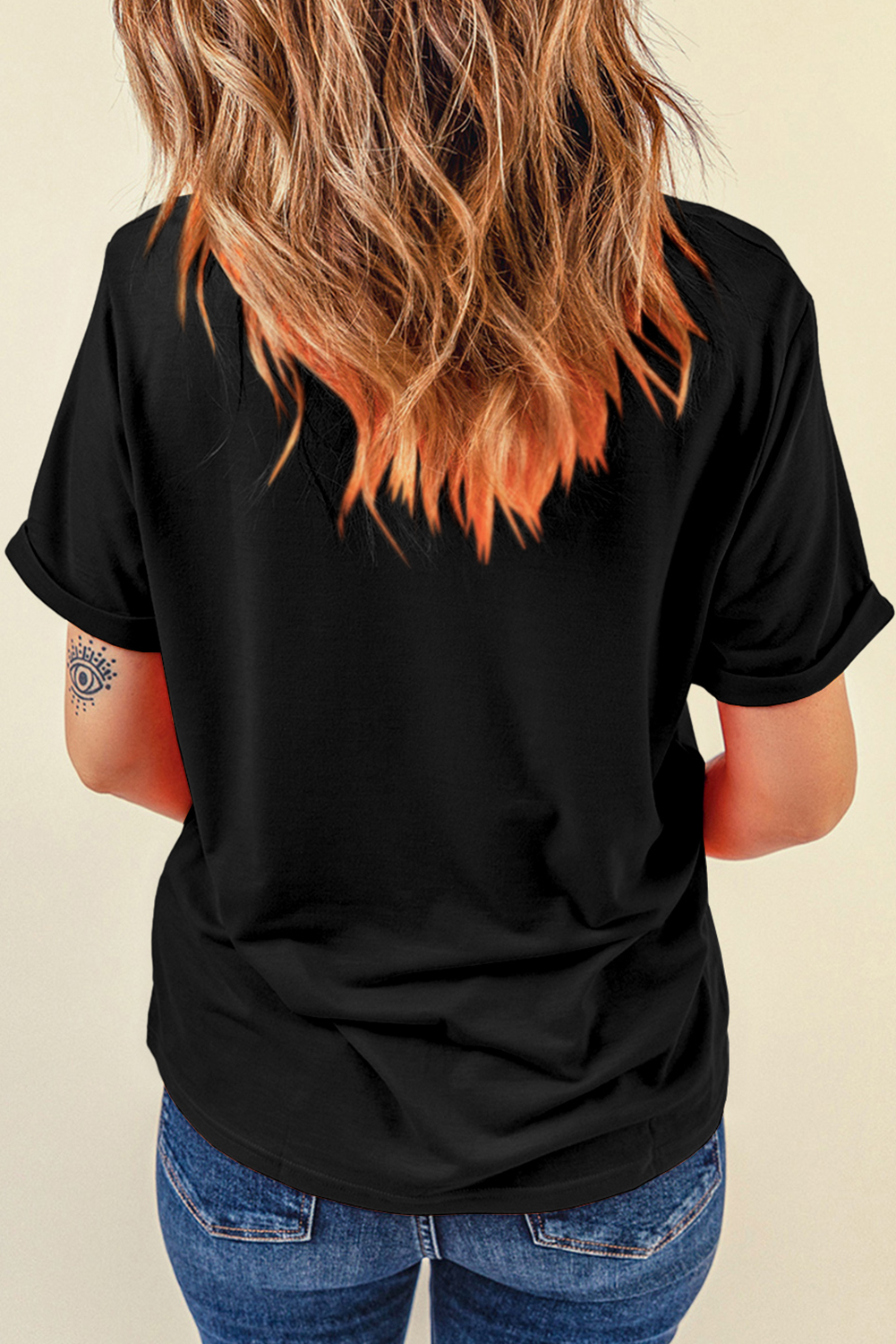 White Thanksgiving Slogan Print Crew Neck T Shirt - loveforevers