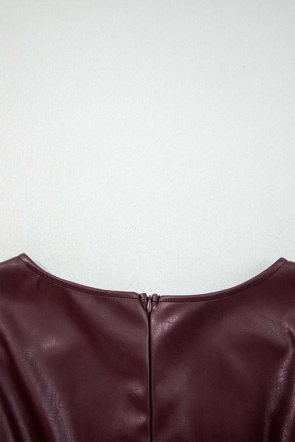 Wild Ginger  Vegan Leather Sleeveless Mini Dress - loveforevers