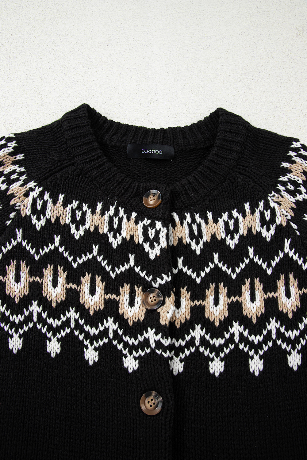 Moss Green Western Fashion Abstract Printed Cardigan Sweater - loveforevers