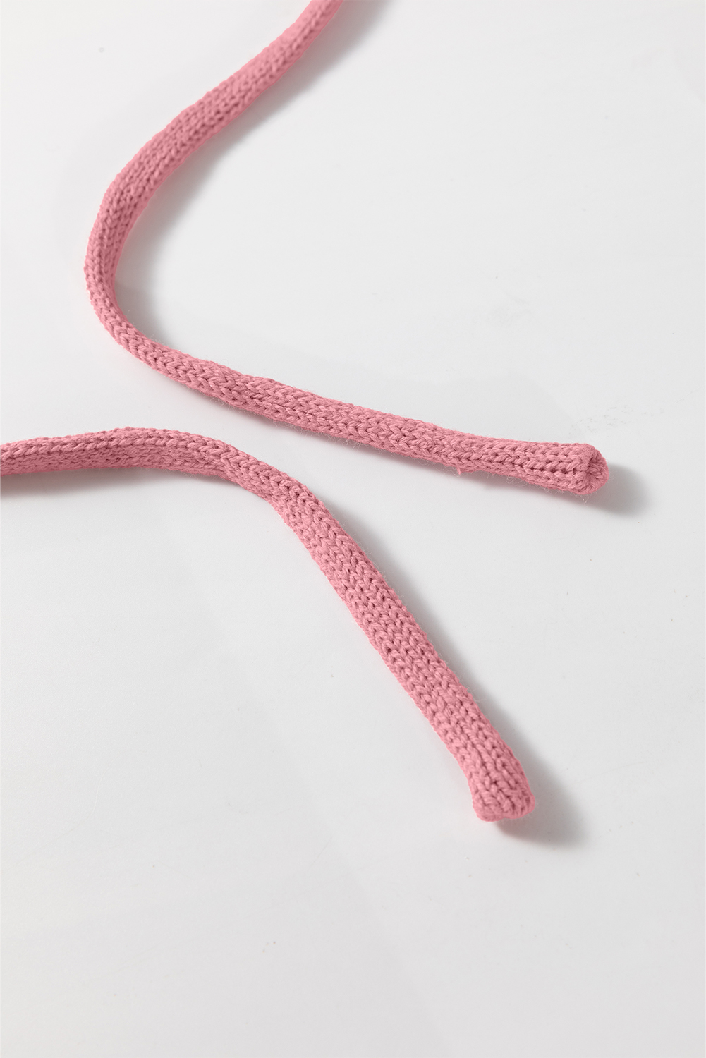 Peach Blossom Pointelle Knit Raglan Sleeve Hooded Sweater - loveforevers