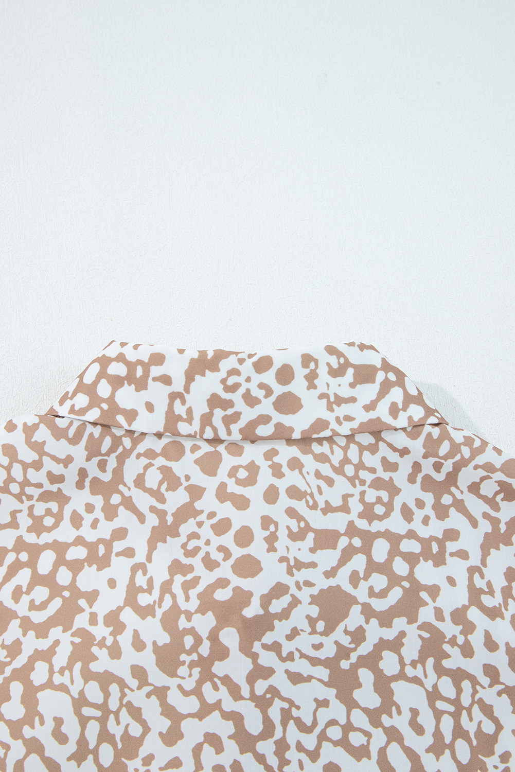 Sky Blue Leopard Striped Western Casual Shirt - loveforevers