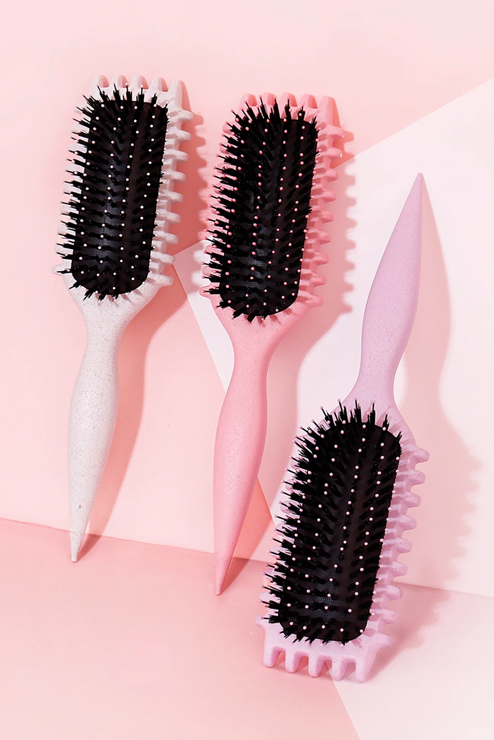 Pink Curl-Enhancing Air Cushion Comb - loveforevers