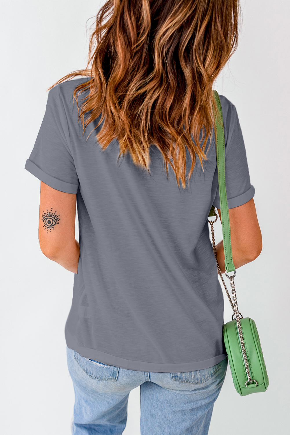 Gray mama mommy mom bruh Crew Neck Graphic Tee - loveforevers