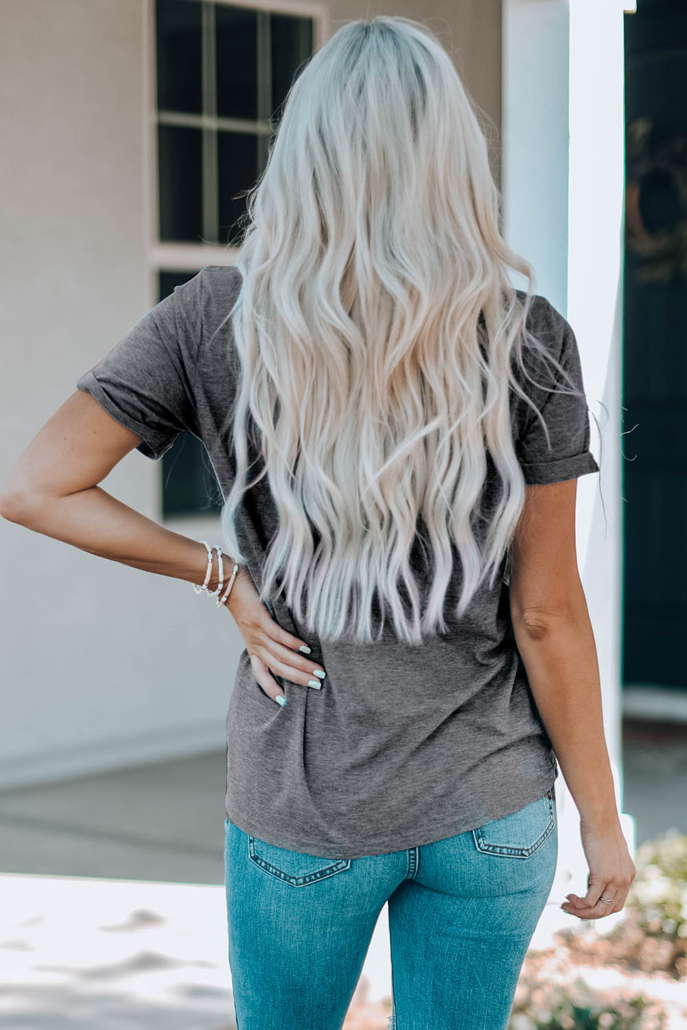 Black Western MAMA Leopard Lightning Graphic Tee - loveforevers