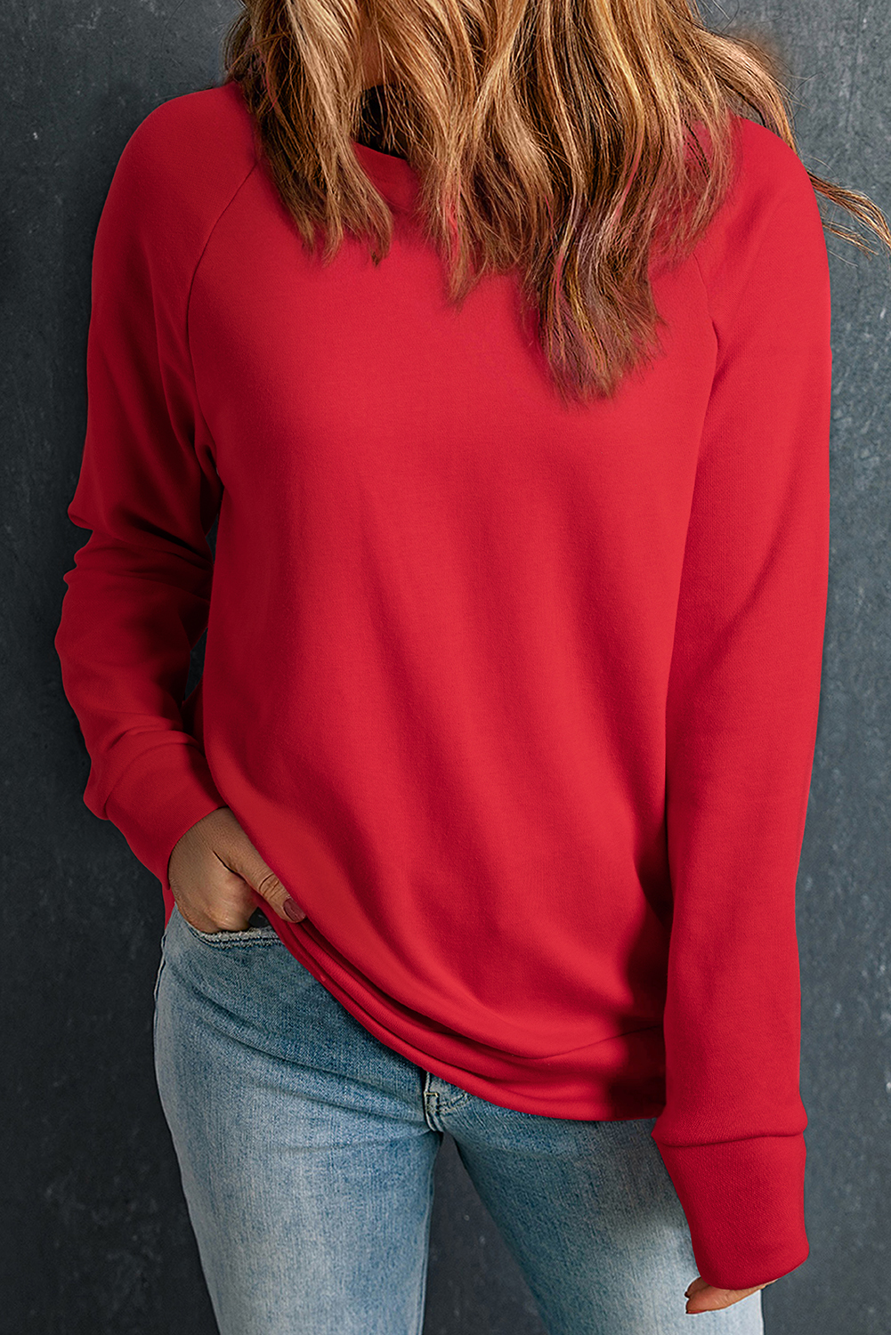 Green Sequin Christmas Candy Cane Graphic Crewneck Pullover Sweatshirt - loveforevers
