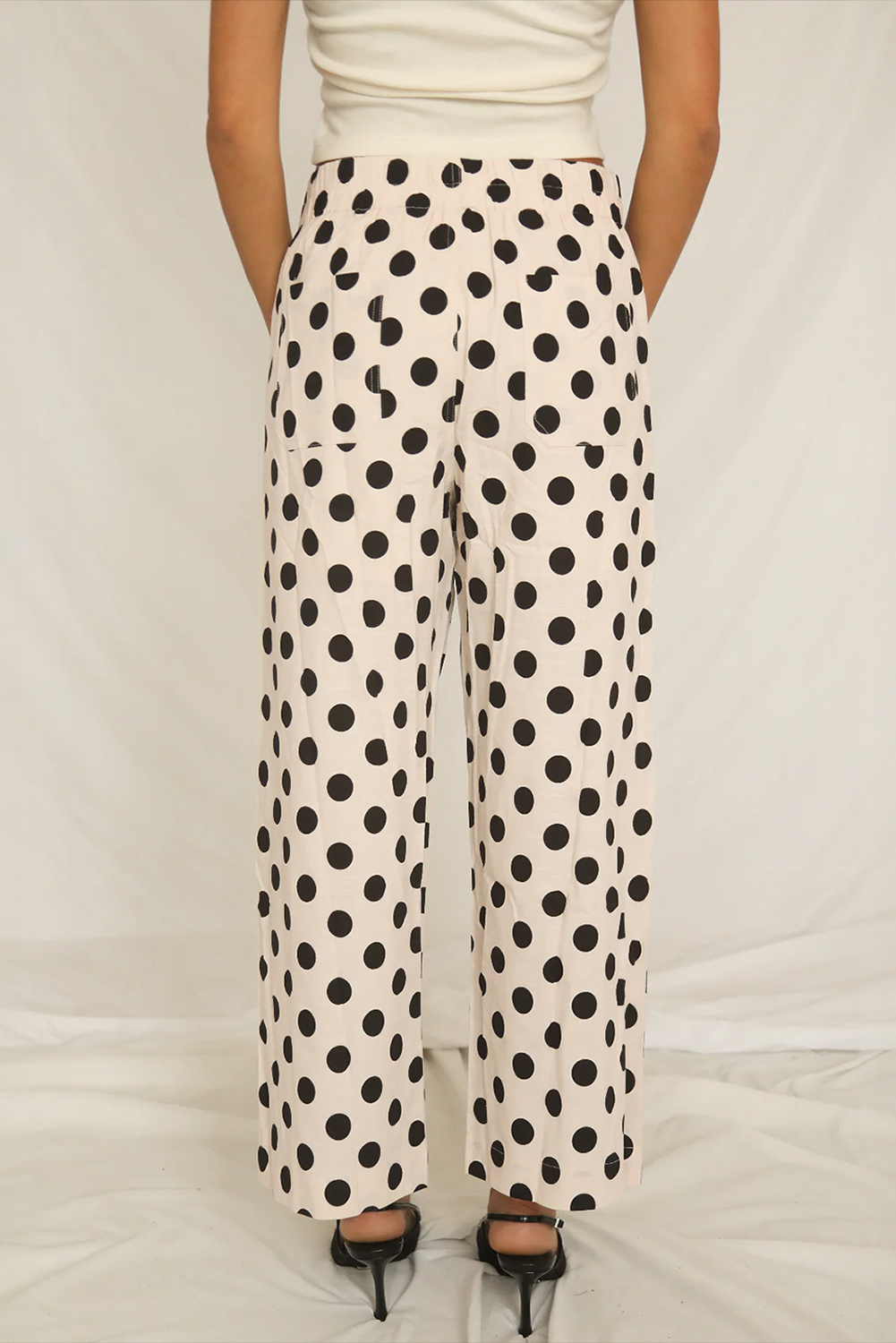 Dusk Blue Loose Straight Leg Cropped High Waist Jeans - loveforevers