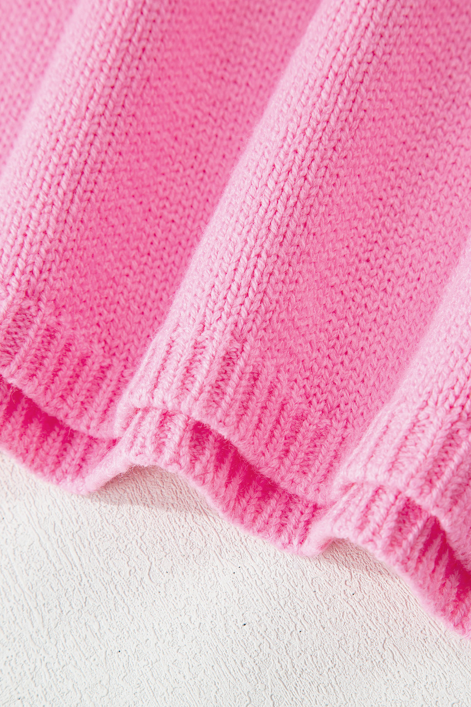 Bonbon Festive Bow Backless Bubble Sleeve Sweater - loveforevers