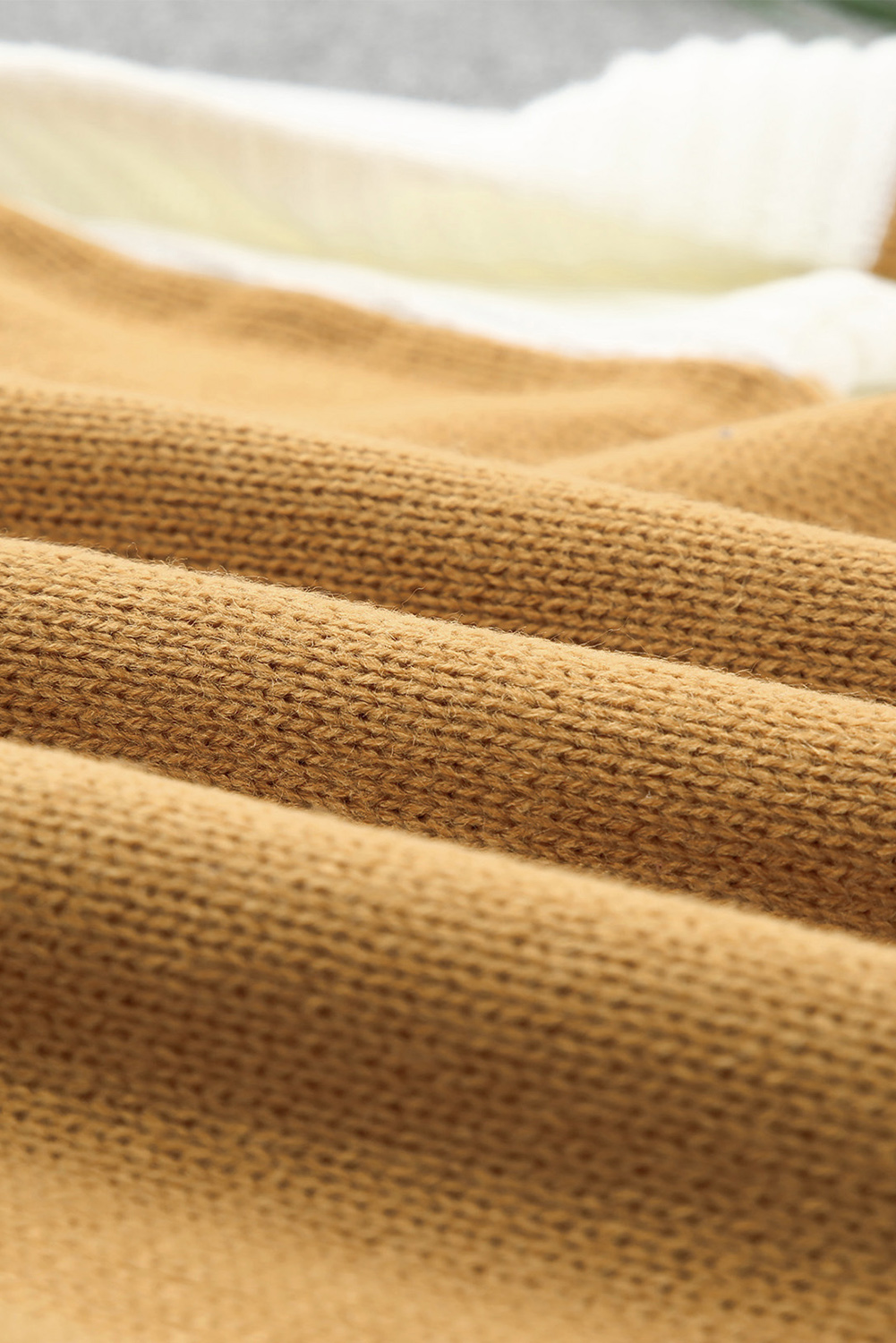 Two-Tone Chevron Pullover Sweater - loveforevers