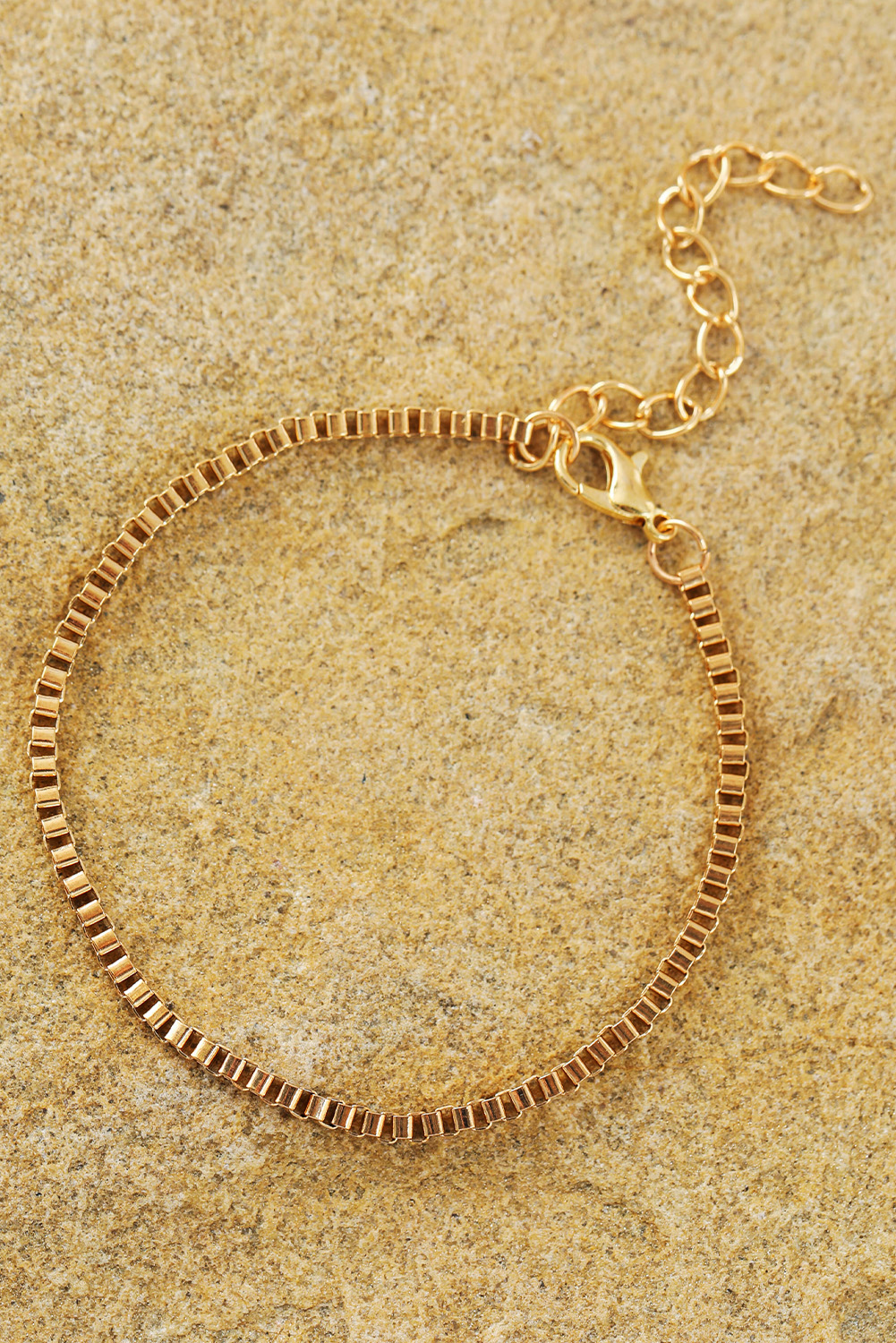 Gold Multi Layered Plated Adjustable Chain Bracelet Set - loveforevers