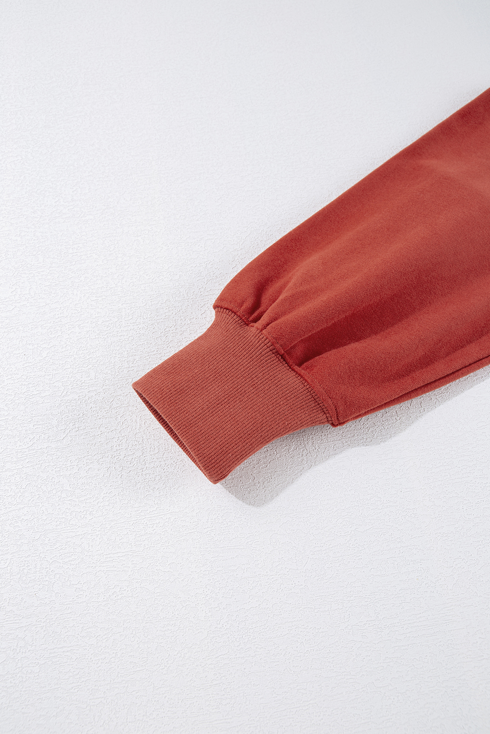 Red Clay Drop Shoulder Pocketed Baggy Drawstring Hoodie - loveforevers