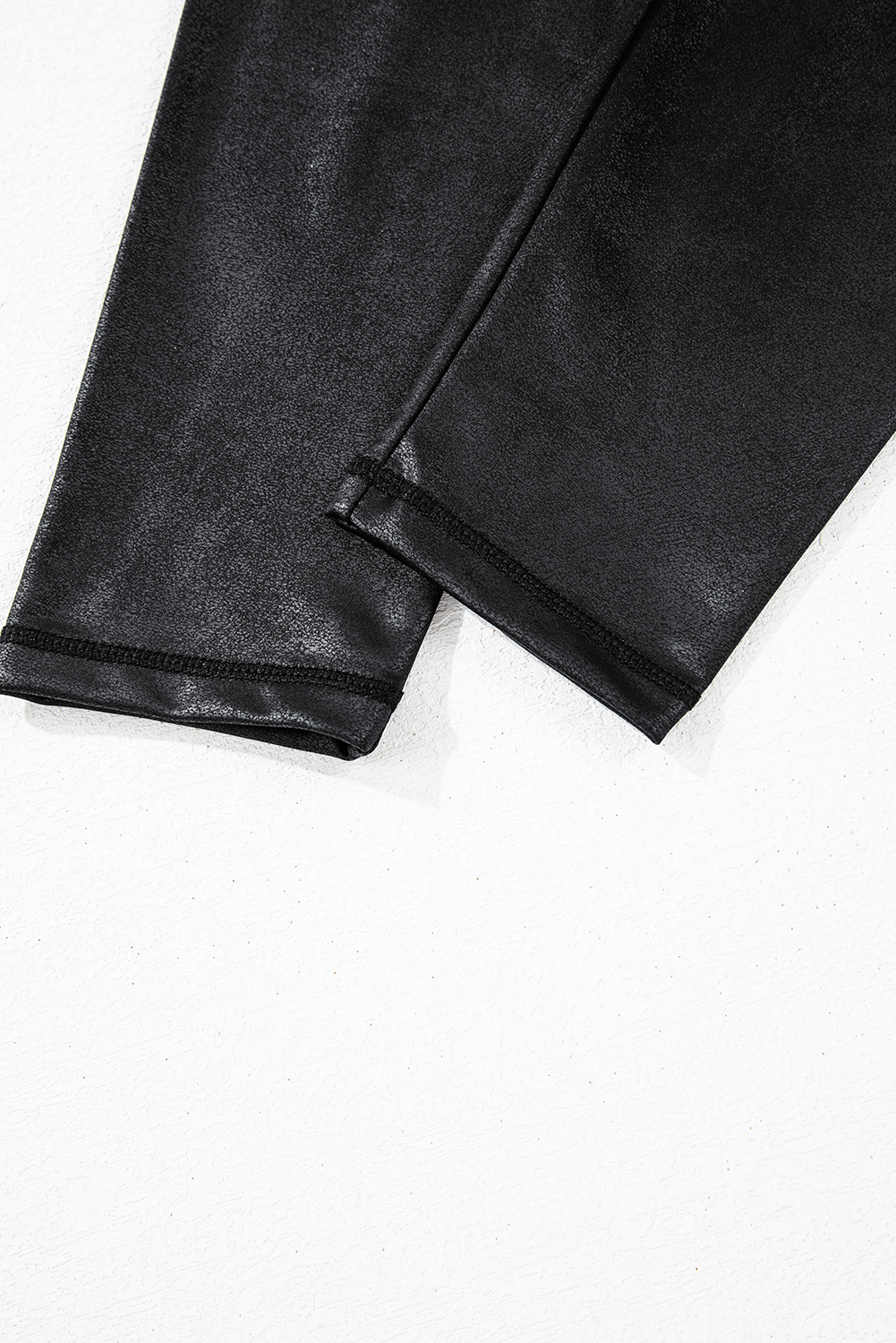 Black V Crossover High Waist Pocketed Leggings - loveforevers