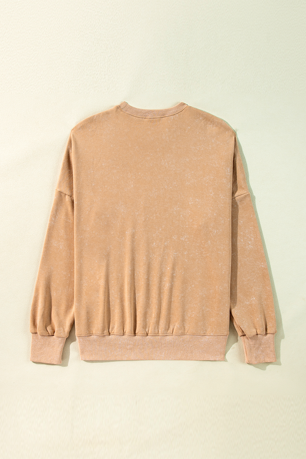 Khaki Loose Leopard Rugby Football GAME DAY Graphic Sweatshirt - loveforevers