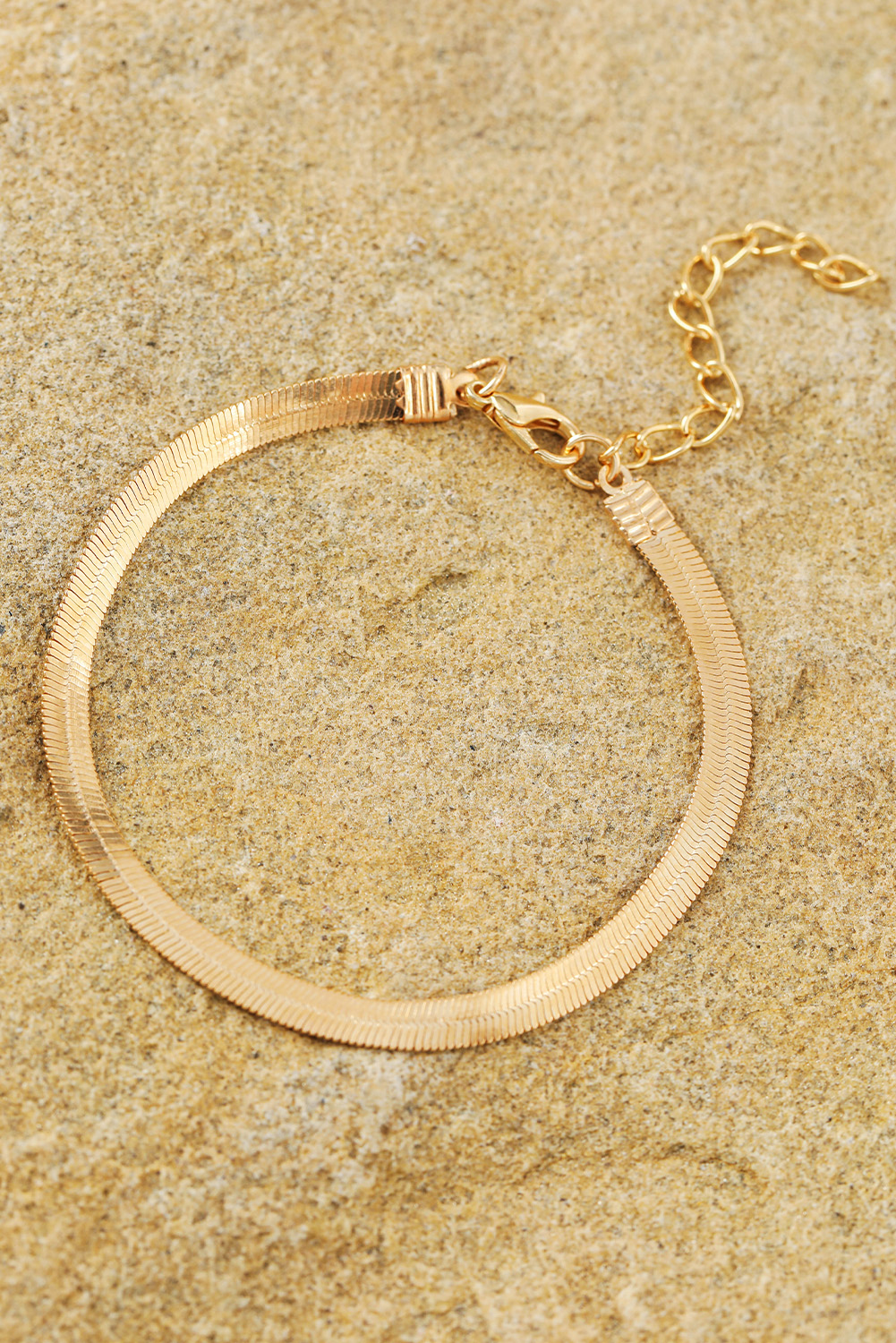 Gold Multi Layered Plated Adjustable Chain Bracelet Set - loveforevers