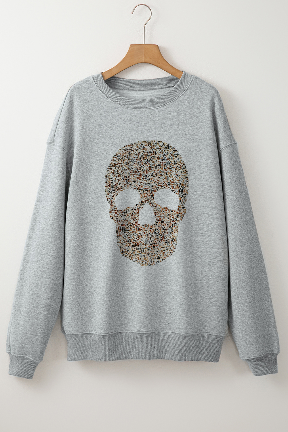 Parchment Shimmering Turkey Pattern Thanksgiving Holiday Sweatshirt - loveforevers