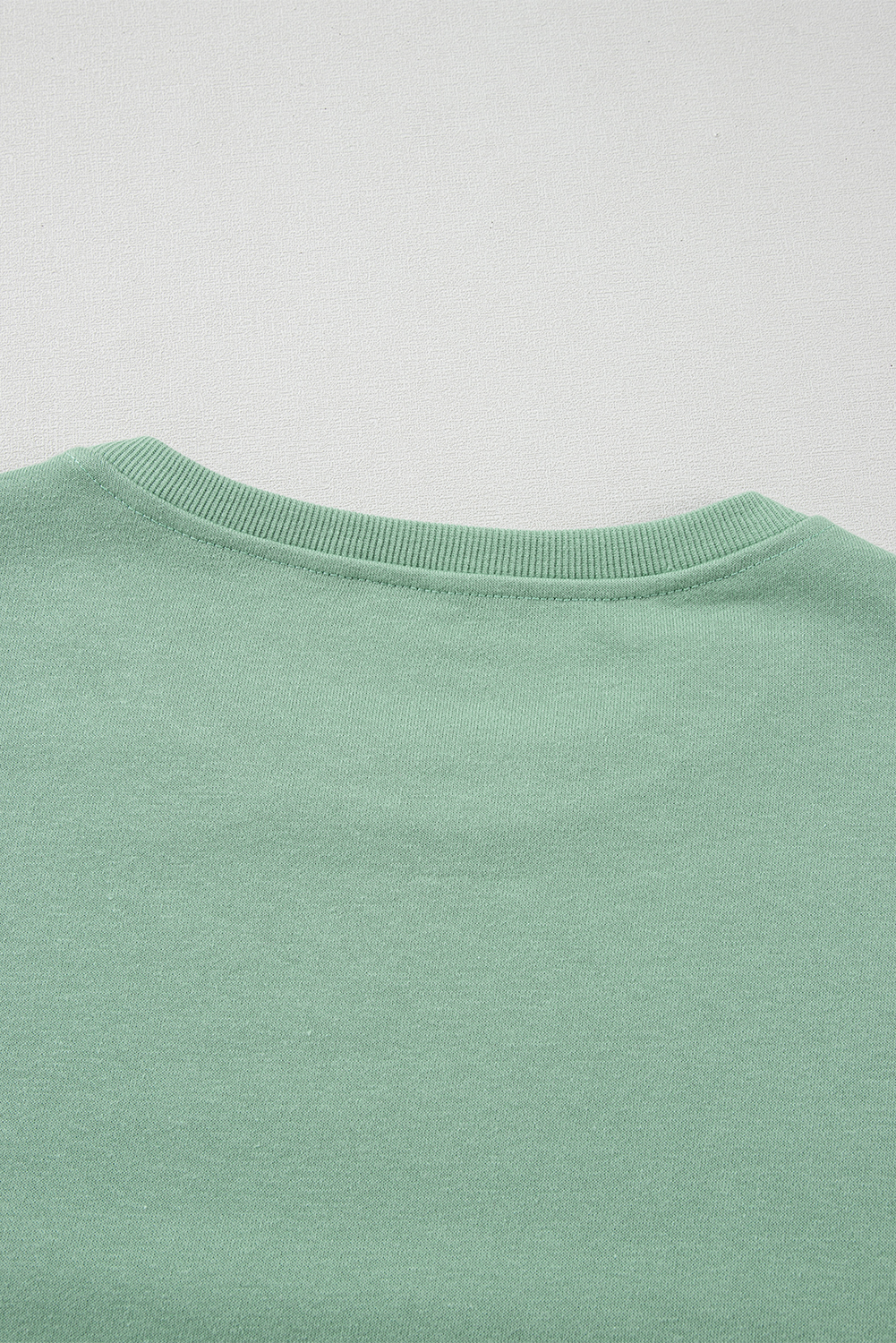 Moonlight Jade Rainbow Striped Sleeve Crew Neck Loose Sweatshirt - loveforevers