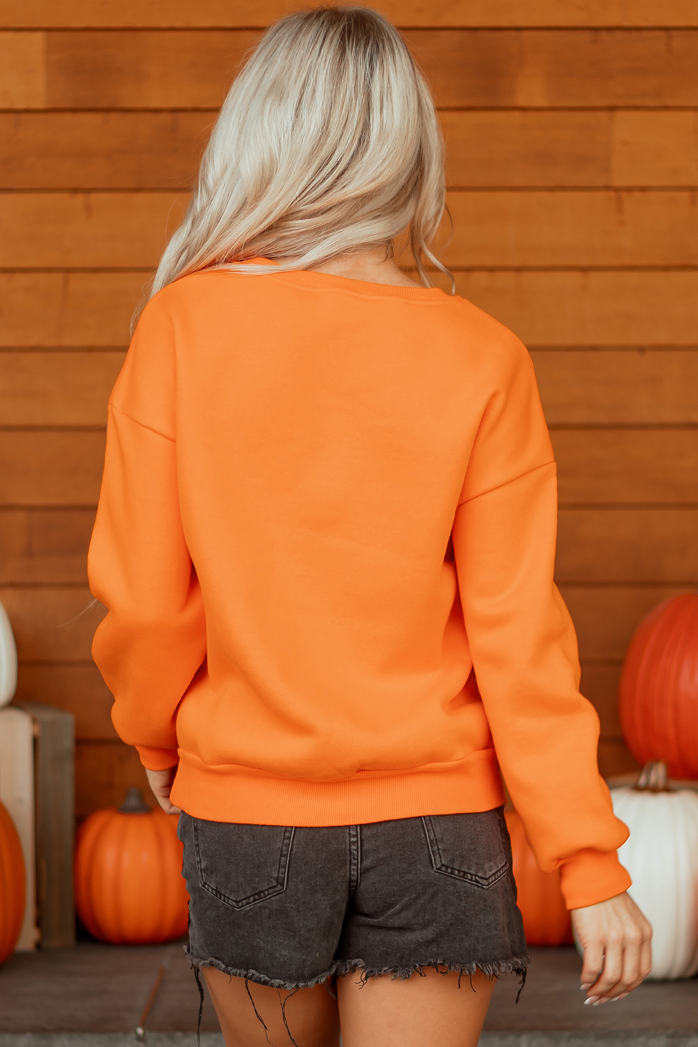 Carrot Dancing Critters Sequin Halloween Crewneck Sweatshirt - loveforevers