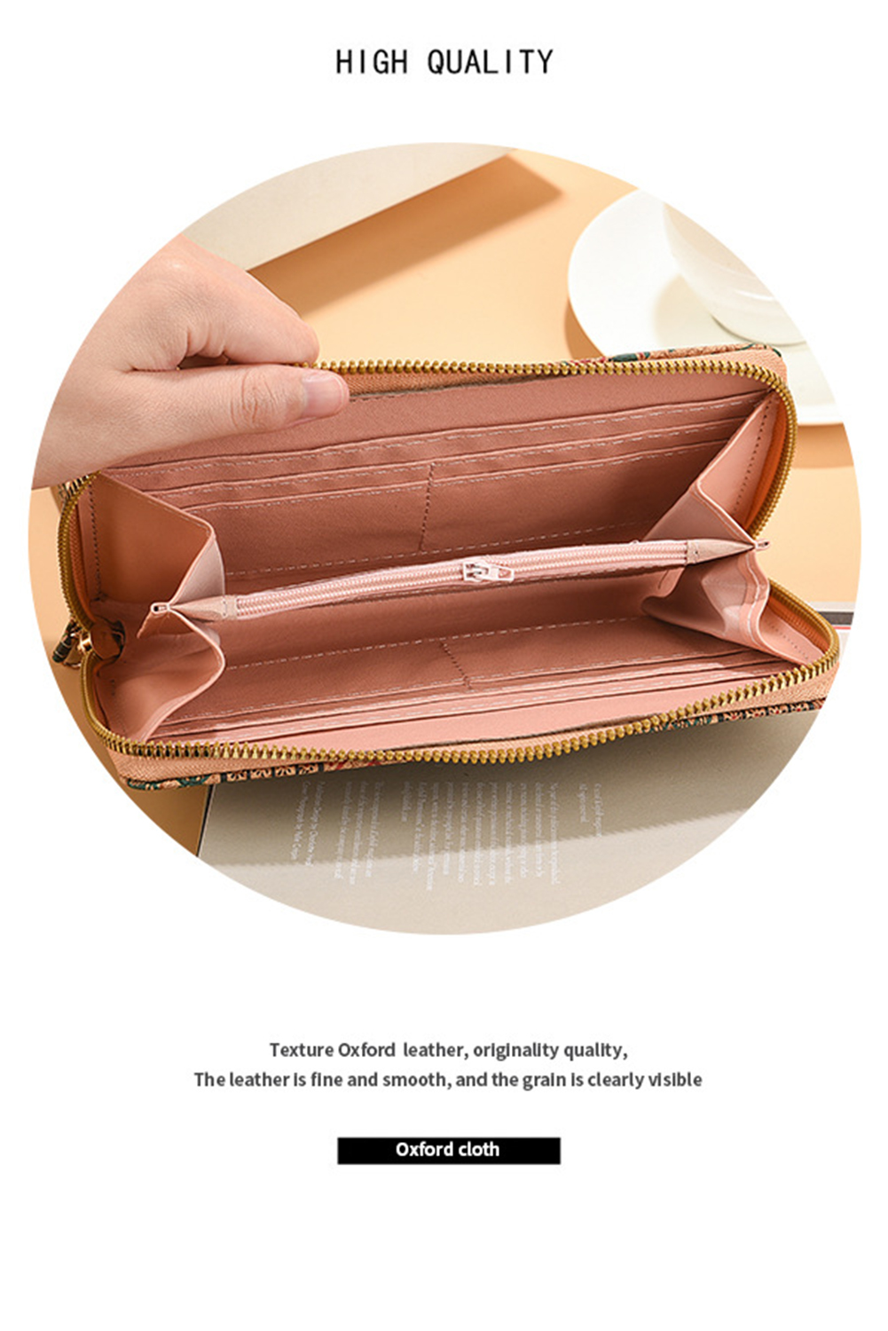 Brown Western Pattern Print Wristlet PU Leather Wallet - loveforevers