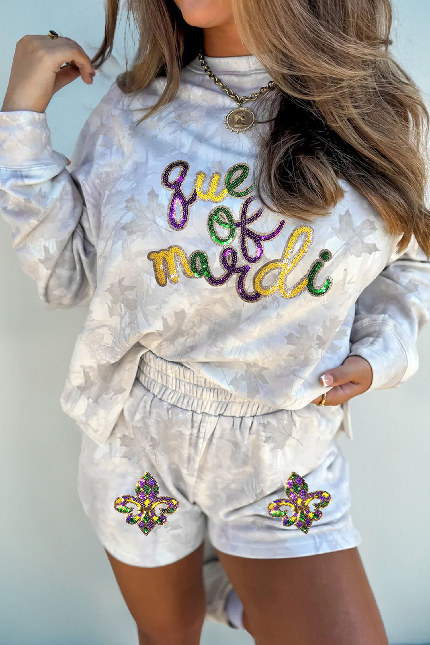Beige Camo Print Baggy Drawstring Jogger Sweatpants - loveforevers