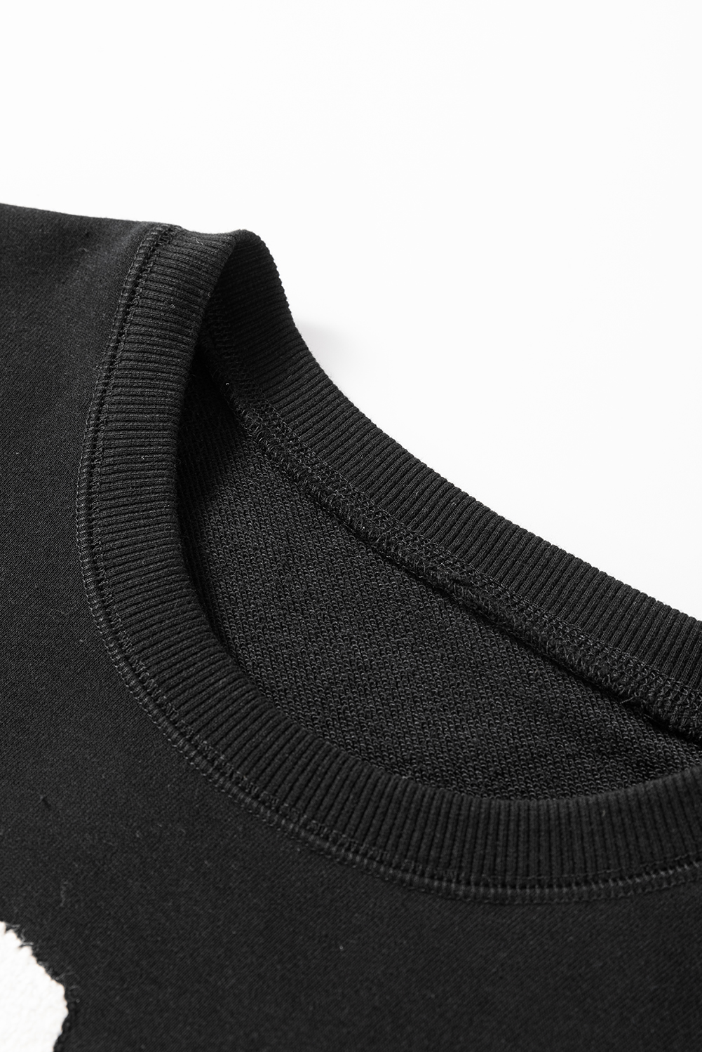 Black GAME DAY Graphic Varsity Pullover Sweatshirt - loveforevers