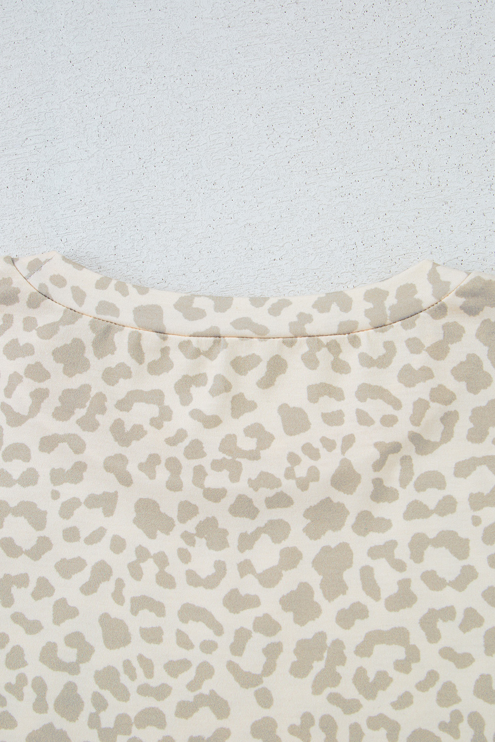 Yellow MAMA Letter Graphic Leopard Loose Tee - loveforevers