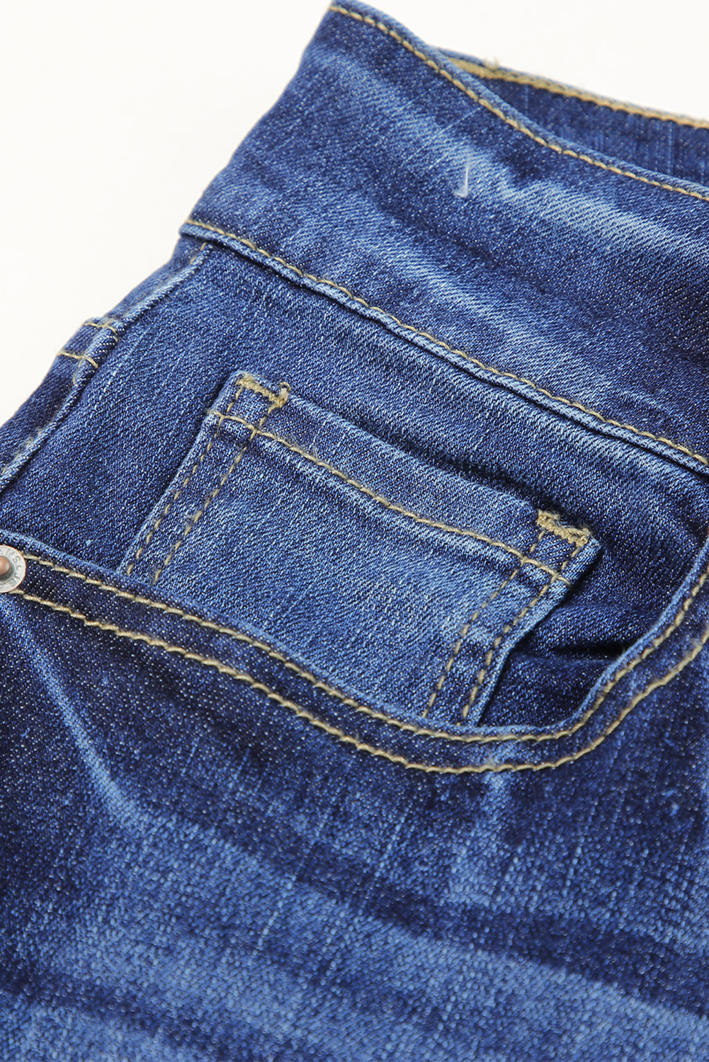 High Waist Distressed Straight Leg Jeans - loveforevers