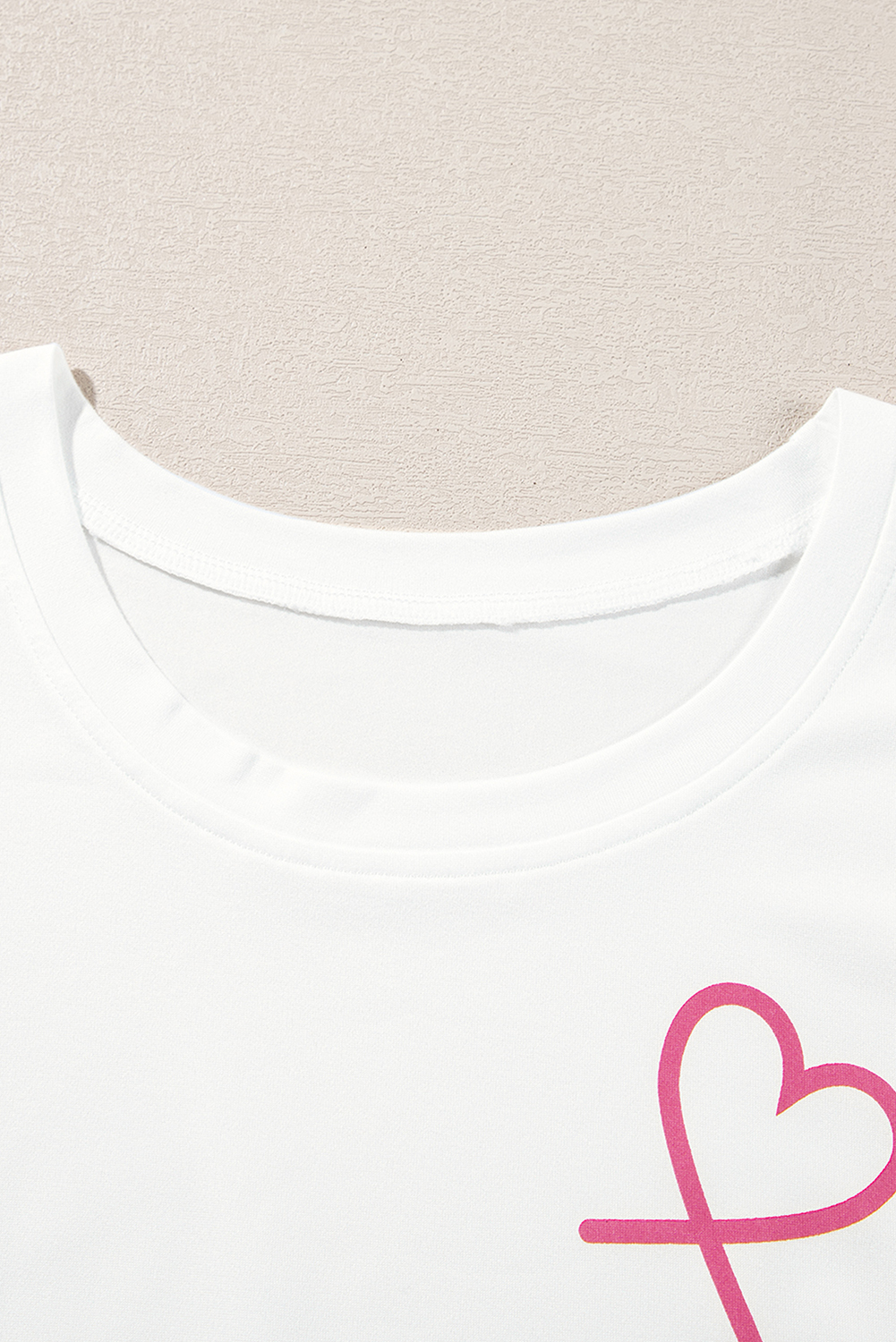 Pink Ruffled Tank Top And Heart Print Pants Lounge Set - loveforevers