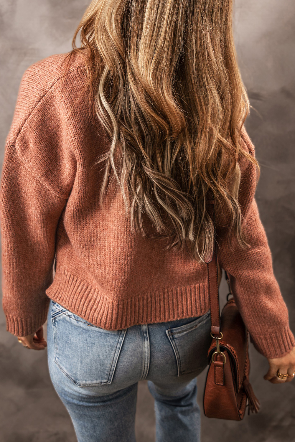 Light French Beige Drop Shoulder Open Front Cropped Cardigan - loveforevers