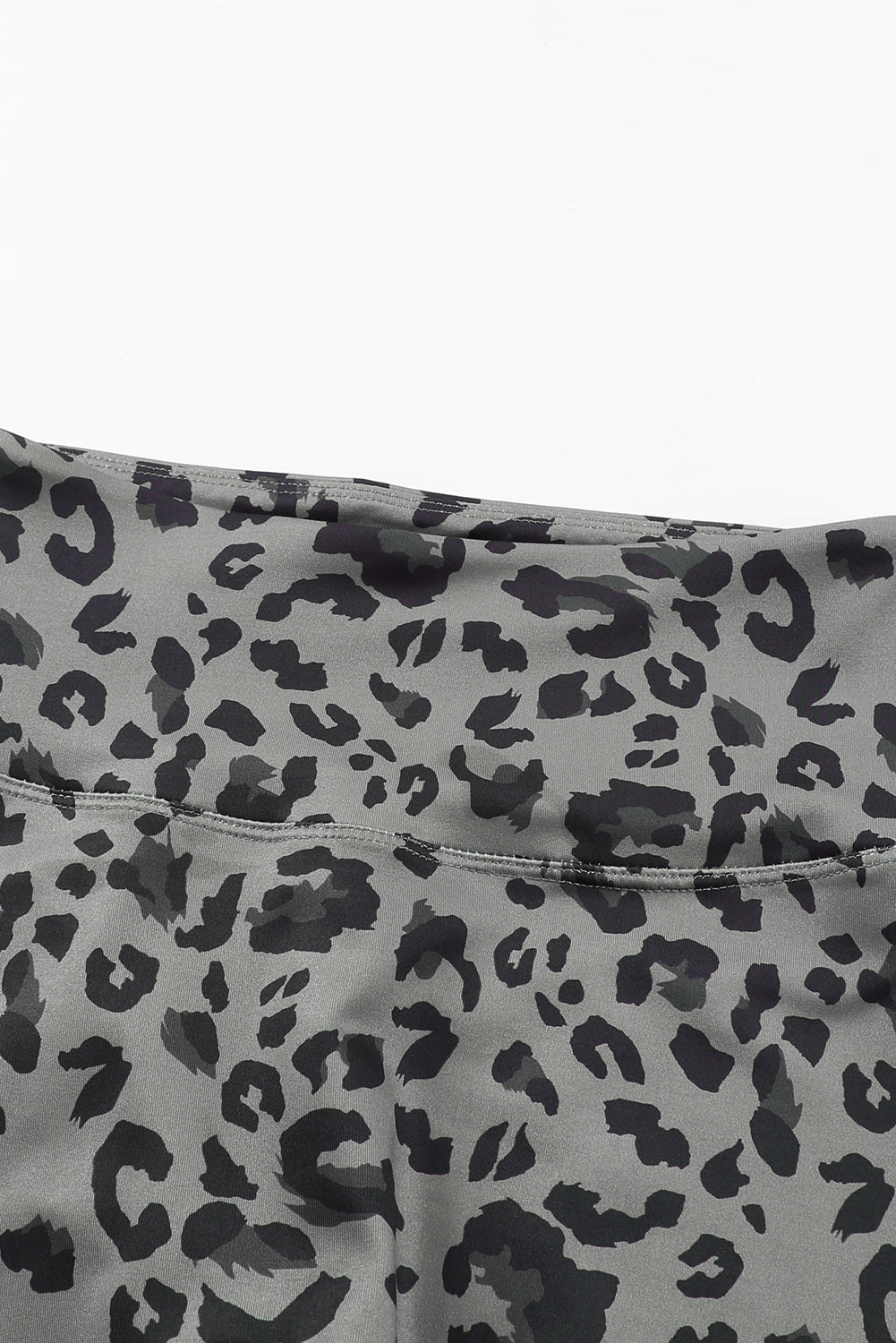 Gray Classic Leopard Print Active Leggings - loveforevers