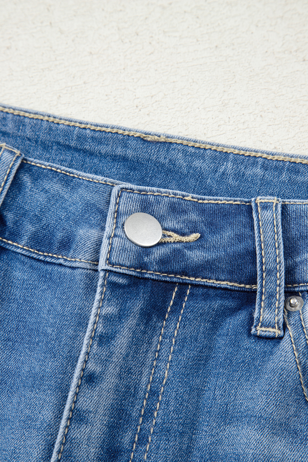 Ashleigh Blue Cut out Side Frayed Hemline Flare Jeans - loveforevers