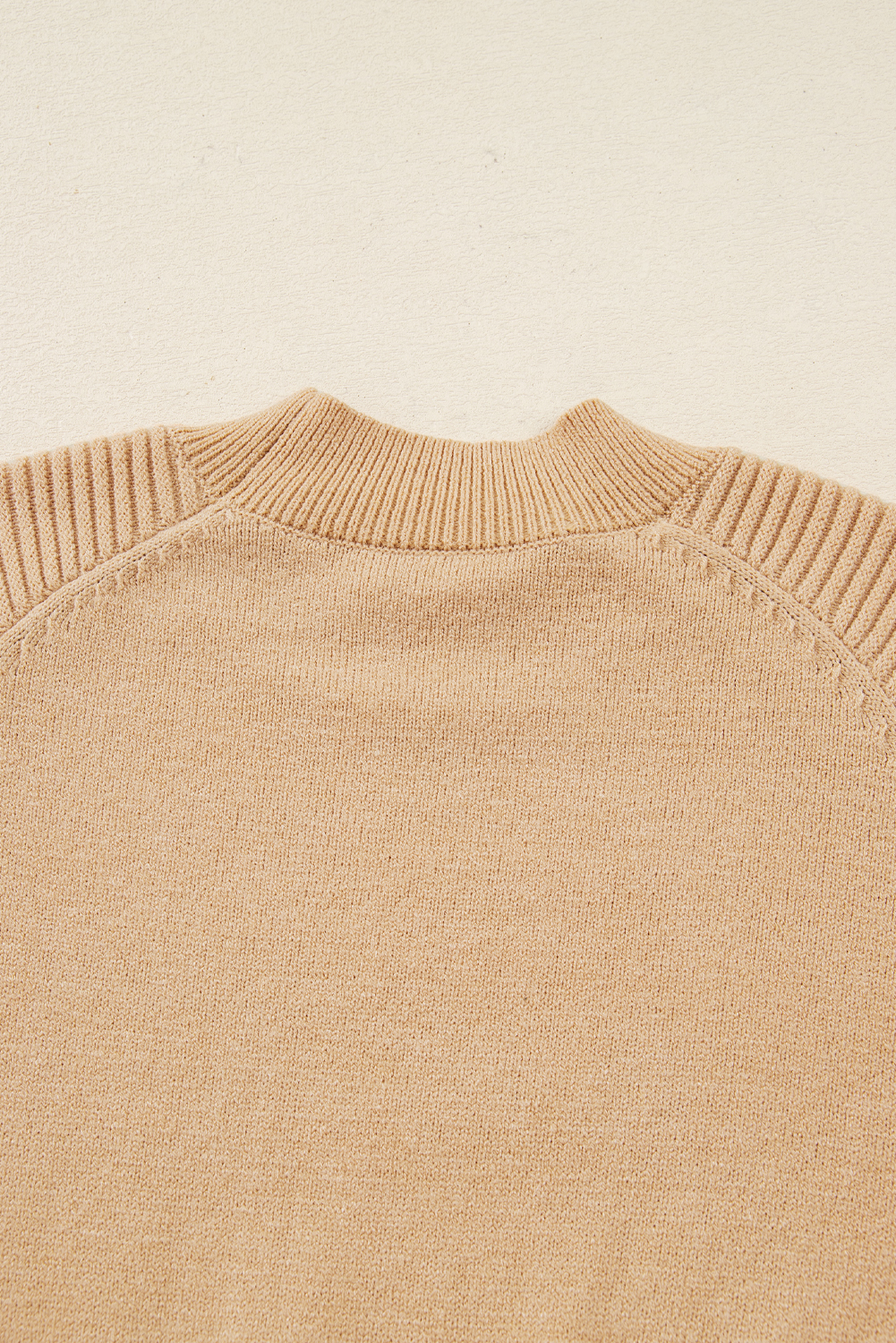 Smoke Gray High Neck Puff Sleeve Sweater Pleated Mini Skirt 2pcs Knitted Outfit - loveforevers
