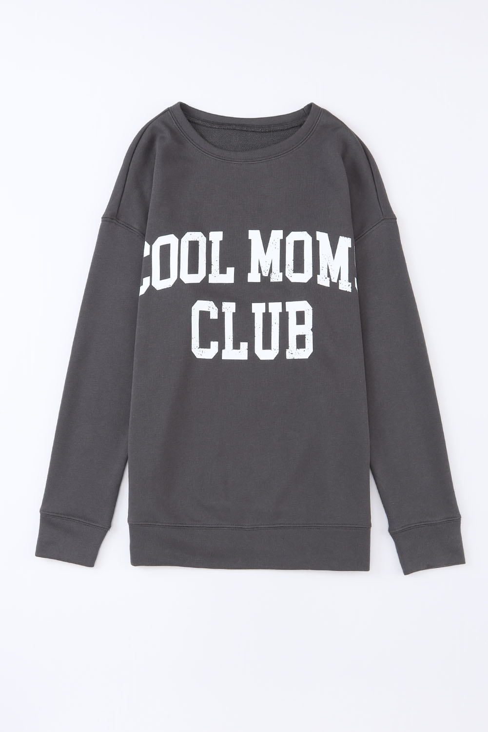 Gray COOL MOMS CLUB Drop Shoulder Sweatshirt - loveforevers